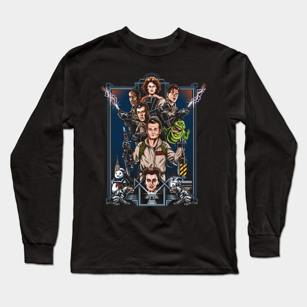 Enter The Busters Long Sleeve T-Shirt by BER
